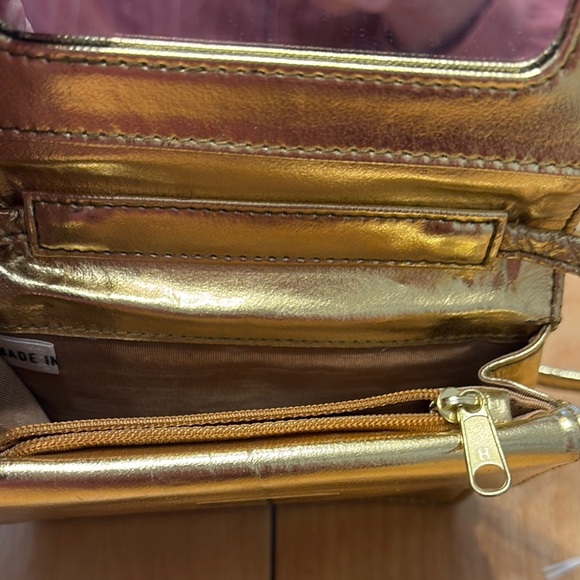 Vintage gold mesh Whiting & Davis small crossbody bag - Picture 7 of 9